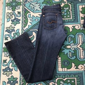 7 for all mankind Long Bootcut Size 26